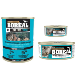 Boréal conserves pour chat poulet/saumon/canard
