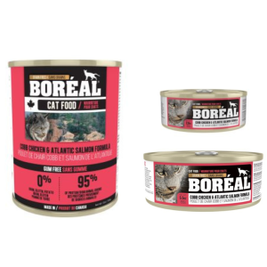 Boréal conserves pour chat poulet/saumon