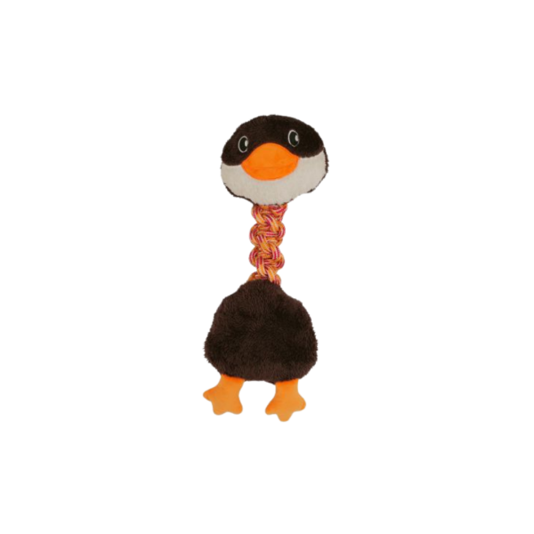 Bud'z Jouet Chien Peluche Canard avec Corde