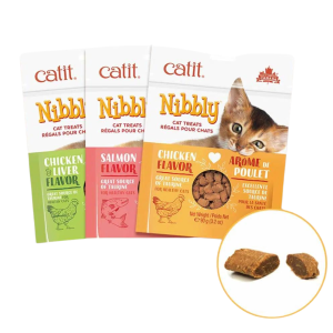 Catit gâteries Nibbly Protéines Variées - 90g