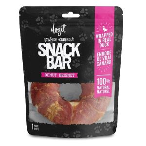 Dogit SnackBar Beignet Cuir Canard