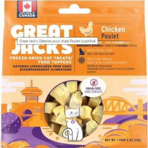 Great Jack's Gâterie Lyophilisée au Poulet