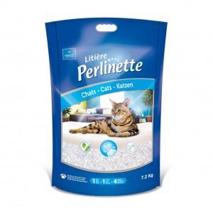 Litière de silice pour chat Perlinette