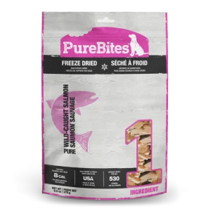PureBites Gâterie pour Chien Lyophilisée au Saumon