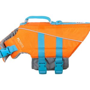 RcPets Veste de Sauvetage pour Chien Orange/Teal