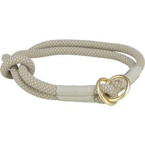Trixie SoftRope Collier Semi-Étrangleur Corde - Gris