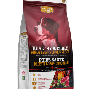 Wholesome Blend Poids Santé Sans Grains Chien Boeuf et Citrouille