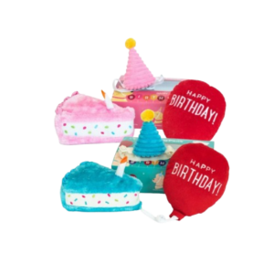 Zippy Paws Peluche Boite Anniversaire