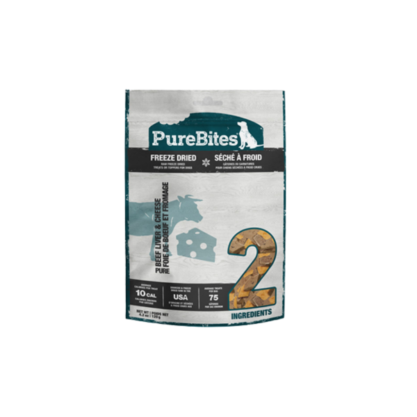 PureBites Chien Boeuf et Fromage 120g