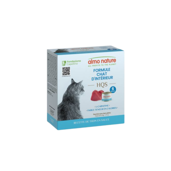 Almo Nature Chat Intérieur Thon 6x50g