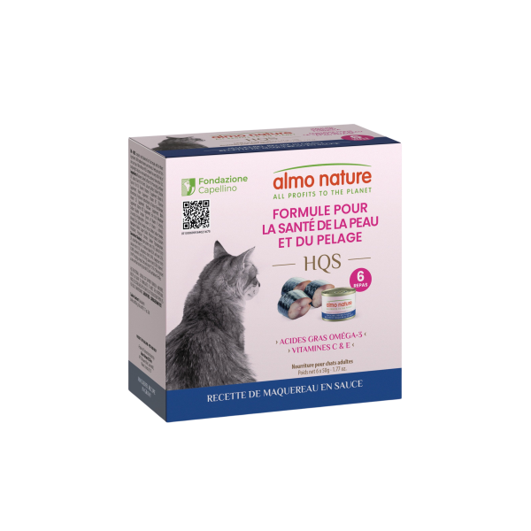 Almo Nature Chat Peau/Pelage Maquereau 6x50g