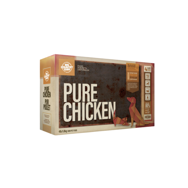 Big Country Raw Pure Poulet 4lbs