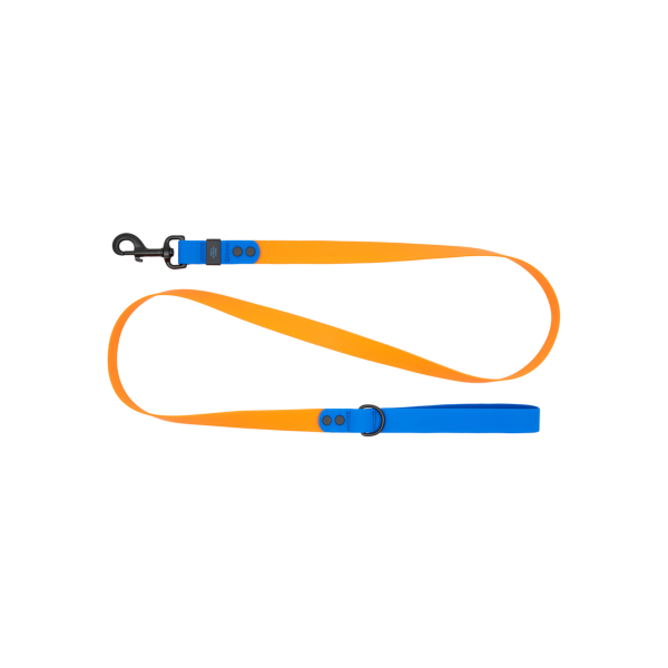 RcPets Laisse Imperméable Orange/Saphir