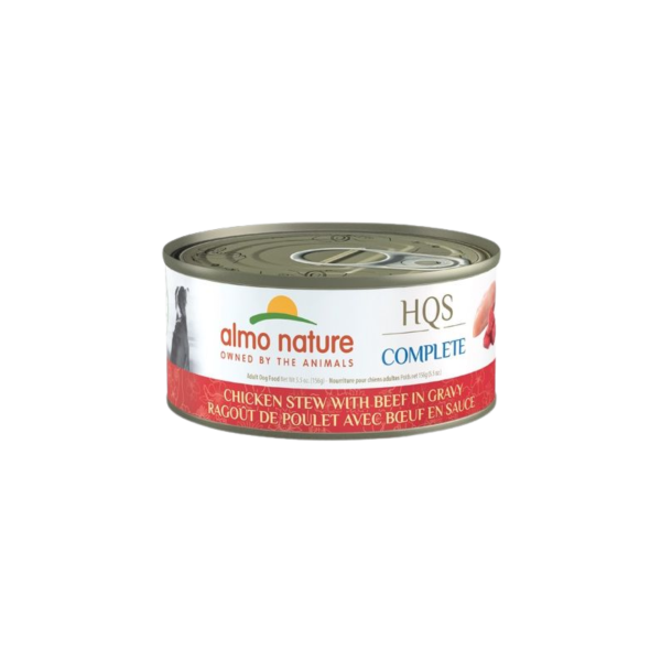 Almo Nature Chien Complete Poulet/Boeuf 156g
