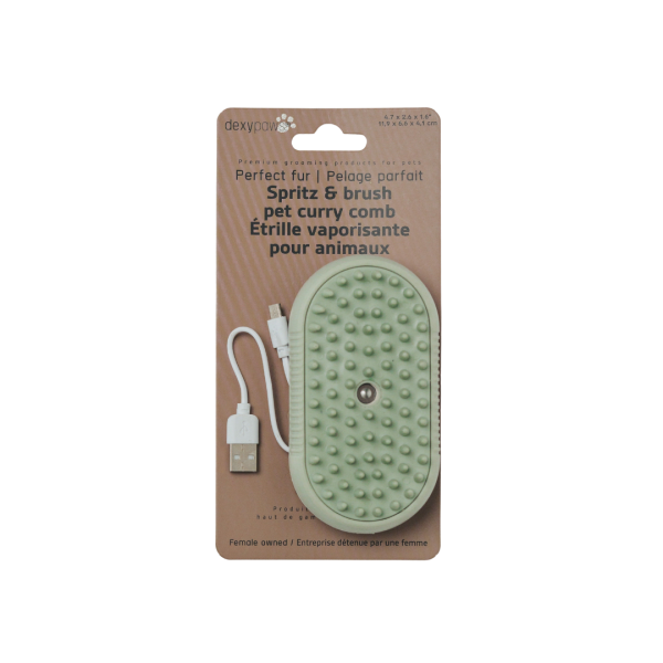 Dexypaws Étrille Vapeur Électrique