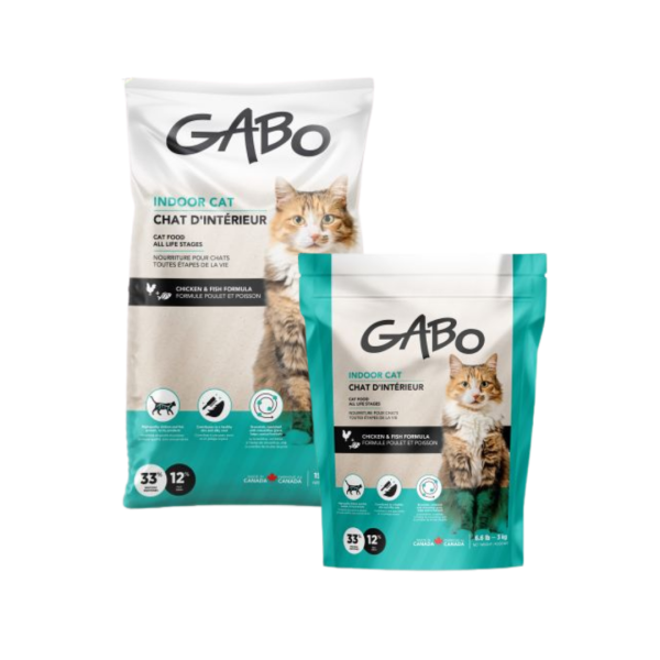 Gabo Chat/Chaton Intérieur Poulet/Poisson