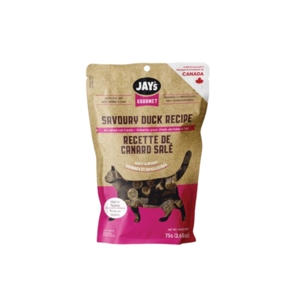 Jay's Gourmet, Gâteries Pour Chat, Canard 75g