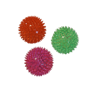 Bud'z Balles En Caoutchouc De 6.3cm - Balles à Pointes, Unies, Couleurs Variées