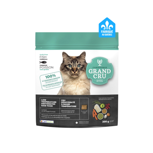 Canisource Grand Cru pour Chat, Sans Grains - Poisson 300g