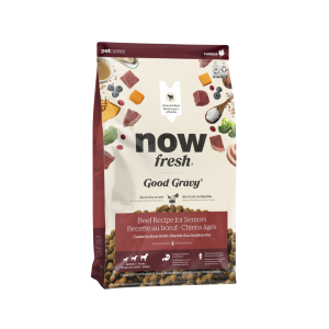 Petcurean Now Fresh Good Gravy Aux Grains Anciens Pour Chien âgé Boeuf