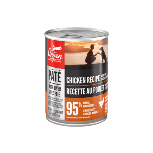 Orijen Chien Pâté Poulet et foie 363g