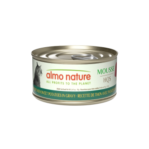 Almo Nature Hqs Natural Chat - Mousse, Recette De Thon Avec Patates Douces En Sauce 70g