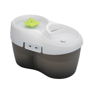 H2O Fontaine Tornado Blanc et Noir 2L