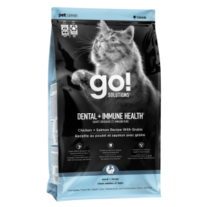 Go! Chat Santé Dentaire Et Immunitaire Poulet Et Saumon Avec Grains