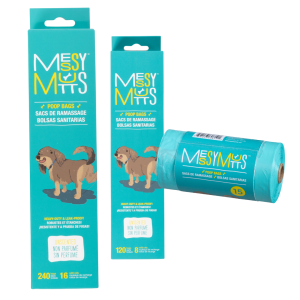 Messy Mutts Sacs De Ramassage Biorecyclés - Rouleau