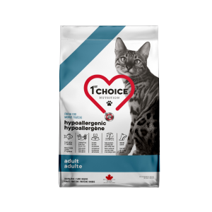 1st Choice Pour Chat Hypoallergène Morue Sans Grains