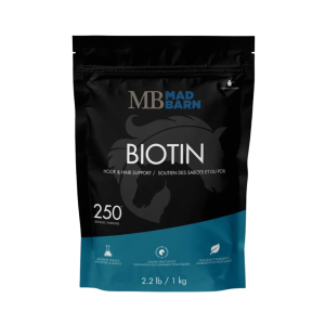 Mad Barn Supplément de Biotine en poudre pour Cheval 1kg