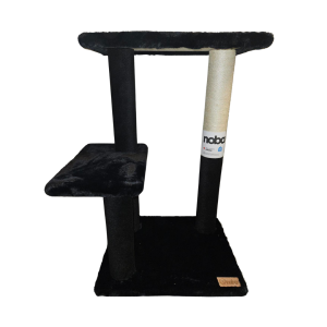 Noba Perchoir moderne 2 niveaux noir