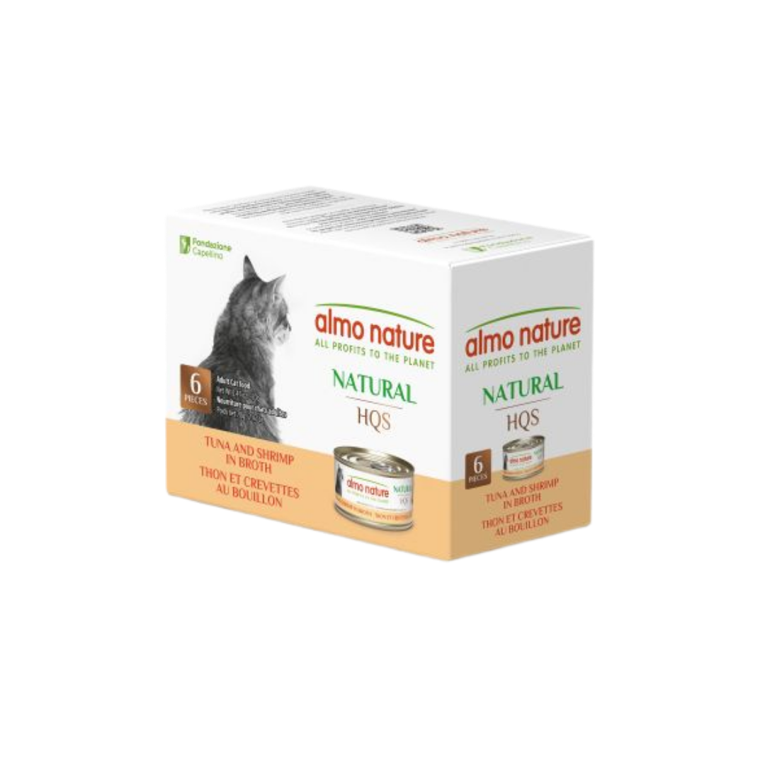 Almo Nature Chat Natural Thon/Crevette 6x70g