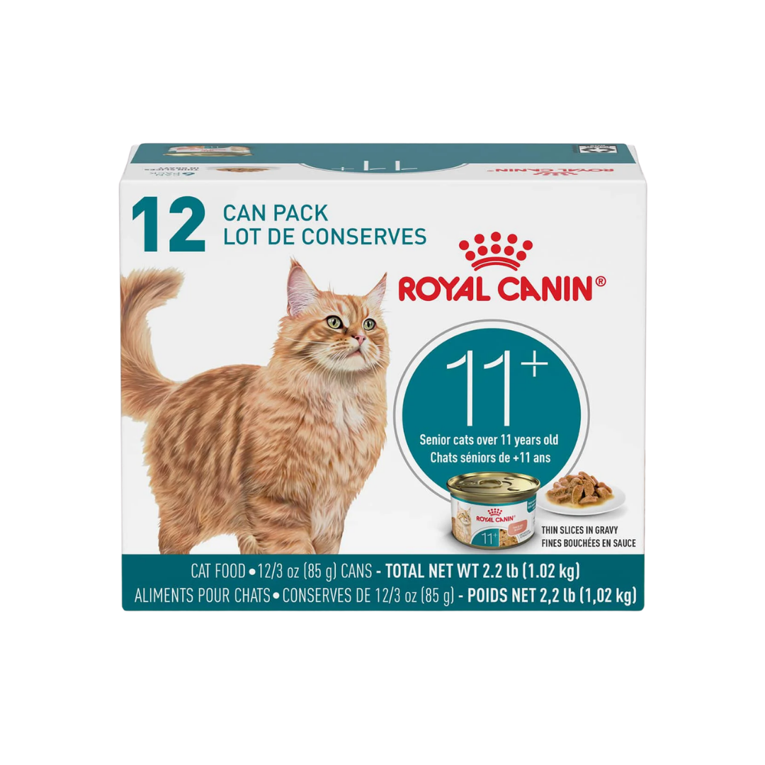 Royal Canin Conserve Chat Âgé 11+Tranche 85 g (caisse de 12)